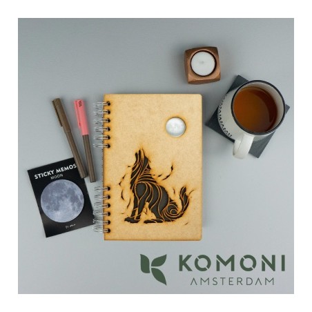 copy of Carnet bois rechargeable KOMONI® – Modèle Lion