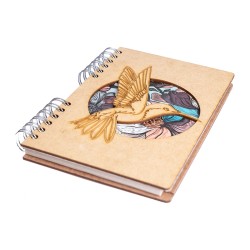 copy of Carnet bois rechargeable KOMONI® – Modèle Colibri encre