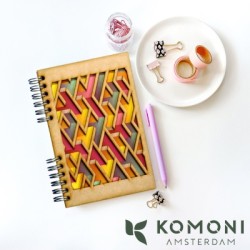 carnet bois komoni labyrinthe