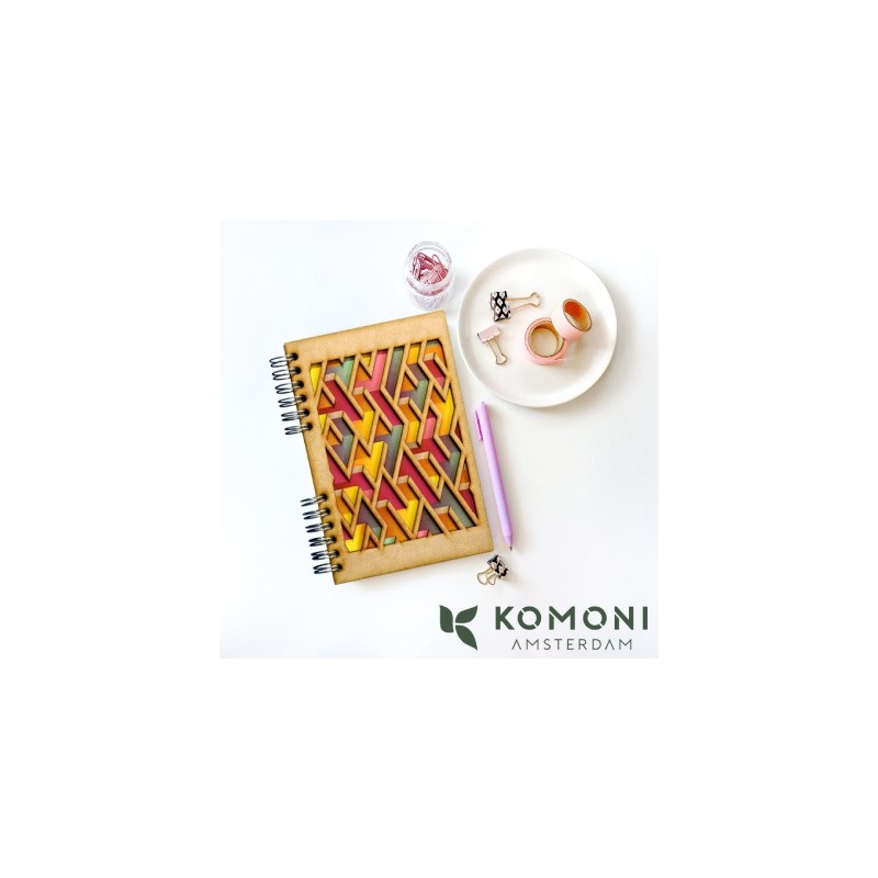 copy of Carnet bois rechargeable KOMONI® – Modèle Monde