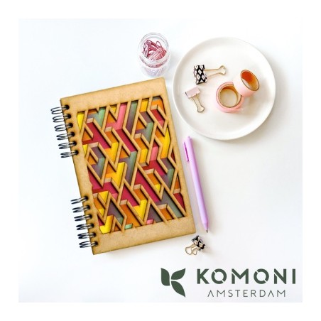 carnet bois komoni labyrinthe