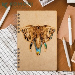 carnet bois komoni éléphant