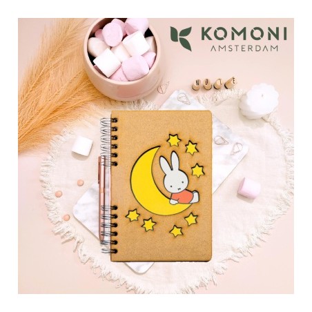 carnet bois komoni miffy sur la lune carnet bois komoni miffy sur la lune
