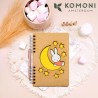 carnet bois komoni miffy sur la lune