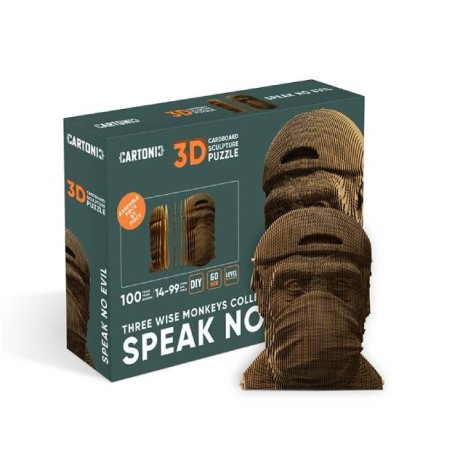 CARTONIC® - Modèle Wise Monkeys - SPEAK no evil