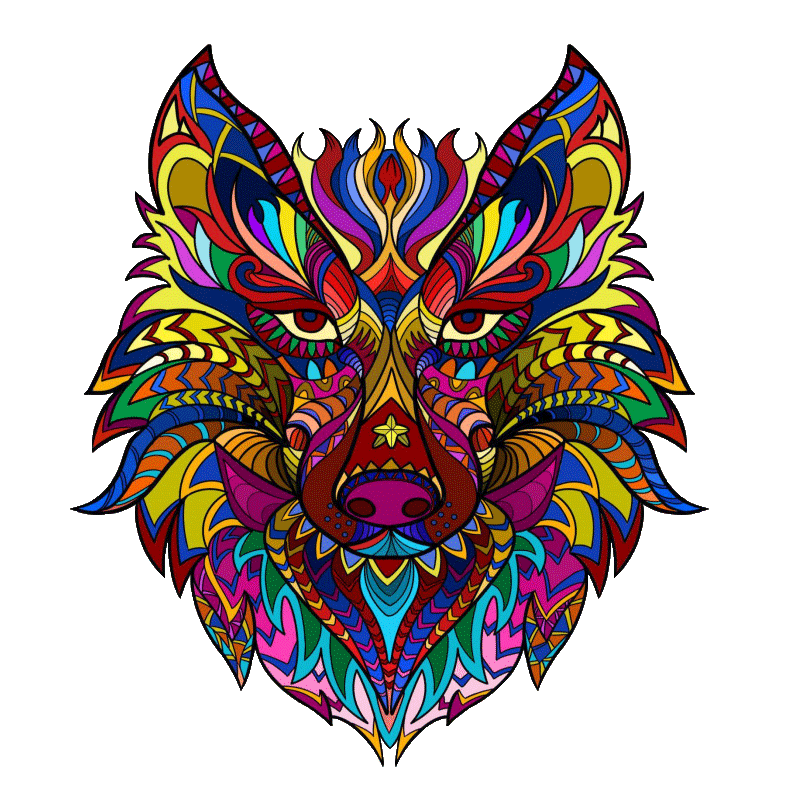 Happy Puzzle® Bois - Loup