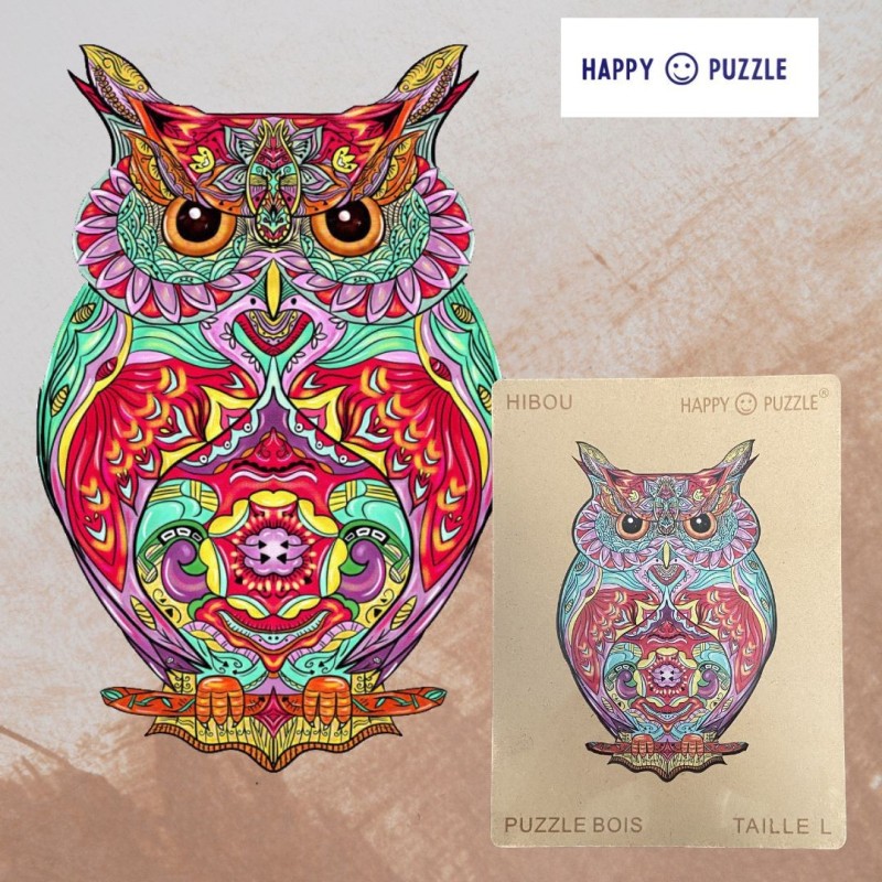 Happy Puzzle® Bois - Hibou