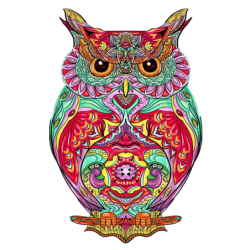 Happy Puzzle® Bois - Hibou
