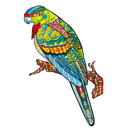 Happy Puzzle® Bois - Perroquet