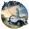Happy Puzzle® Bois - Design Exclusif "Surf Trip" par l'artiste Riv Gauch®