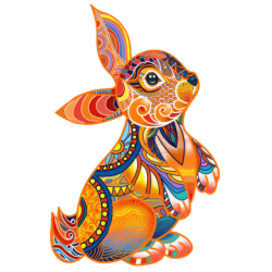 Happy Puzzle® Bois - Lapin