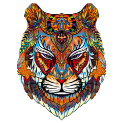 Happy Puzzle® Bois - Tigre