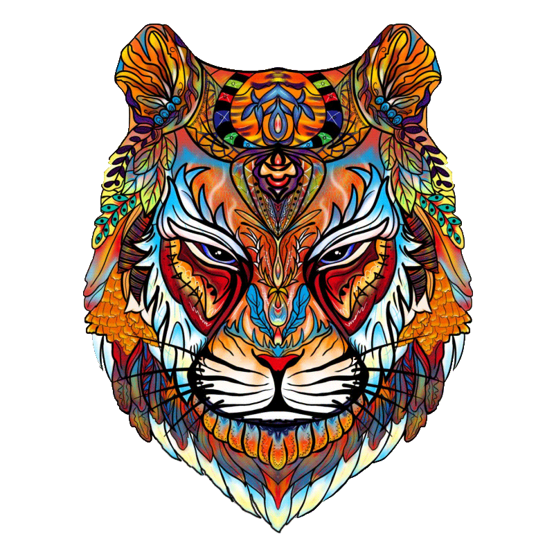 Happy Puzzle® Bois - Tigre