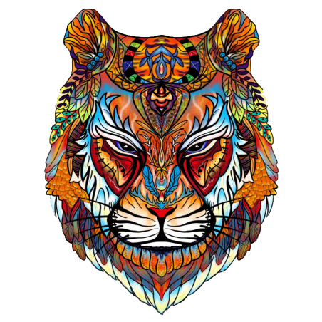 Happy Puzzle® Bois - Tigre