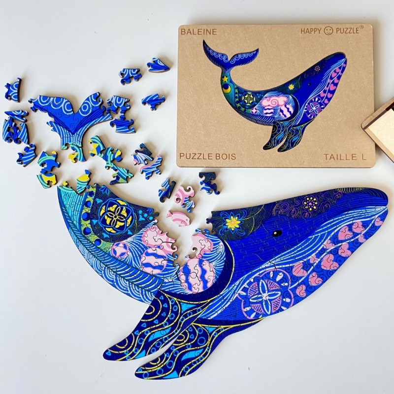 Happy Puzzle® Bois - Baleine