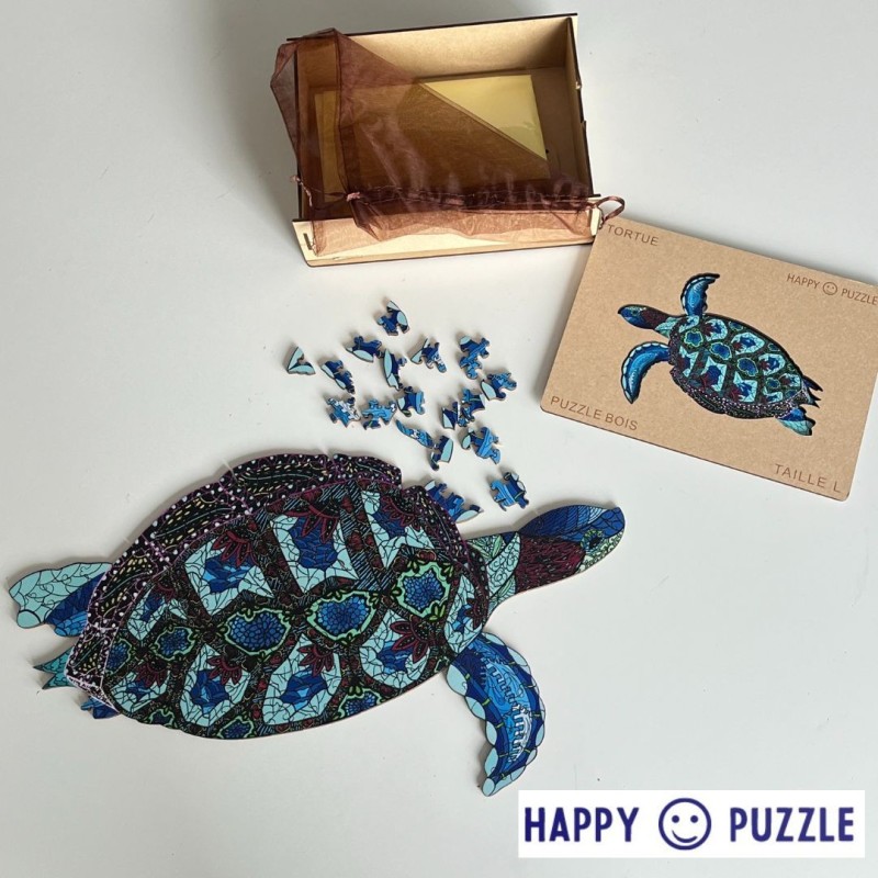 Happy Puzzle® Bois - Tortue