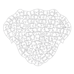 Happy Puzzle® Bois - Chien
