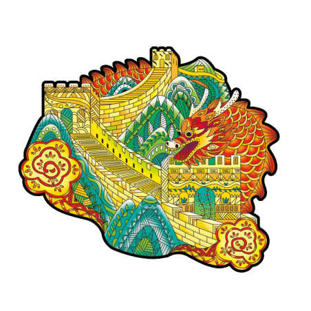 Happy Puzzle® Bois - Merveilles du monde - Chine
