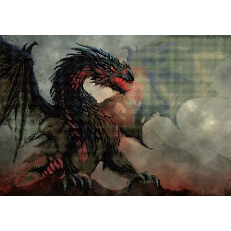Kit DIAMOND DOTZ® L'antre du dragon