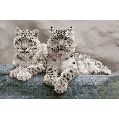 Kit DIAMOND DOTZ® Léopards des neiges, Inde