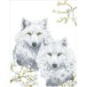Kit DIAMOND DOTZ® Loups d'hiver