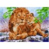 Kit DIAMOND DOTZ® Famille de lions