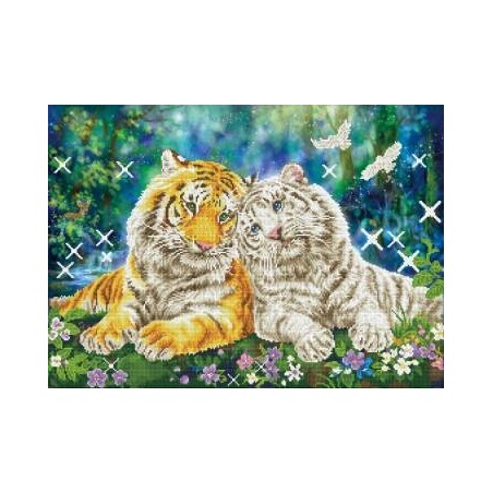 Kit DIAMOND DOTZ® Baisers de tigres