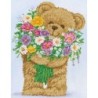 Kit DIAMOND DOTZ® Ours au bouquet