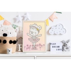 Kit DIAMOND DOTZ® Ourson petite ballerine