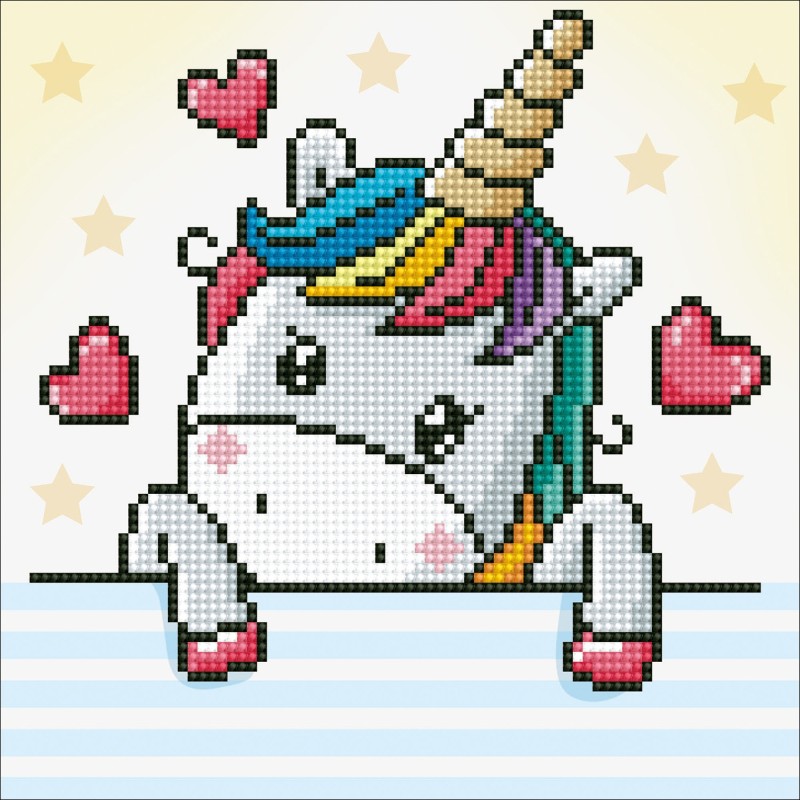 Kit DIAMOND DOTZ® Licorne amoureuse