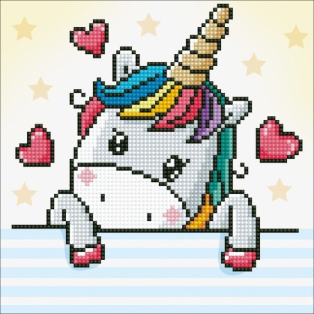 Kit DIAMOND DOTZ® Licorne amoureuse