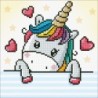 Kit DIAMOND DOTZ® Licorne amoureuse