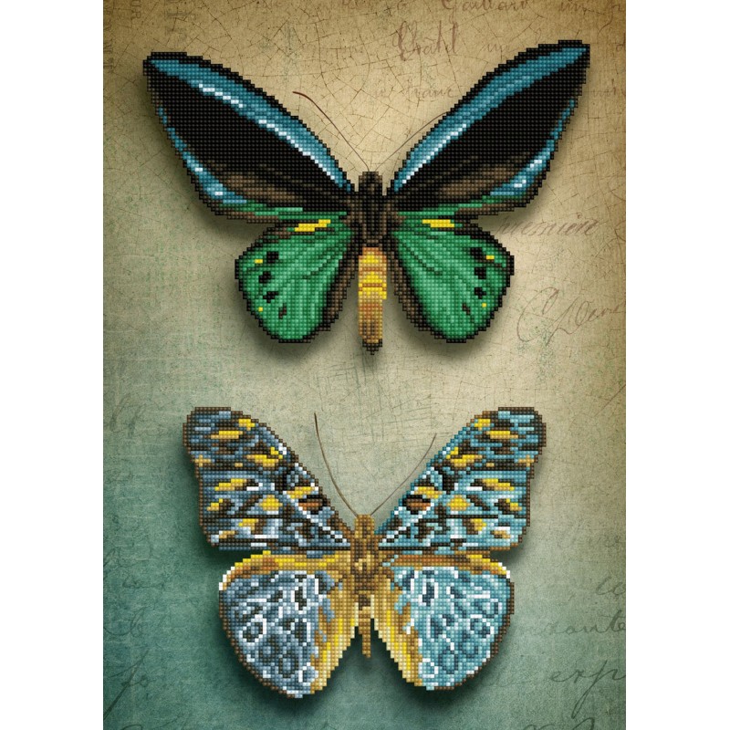 Kit DIAMOND DOTZ® Papillons anciens