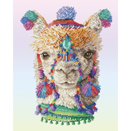 Kit DIAMOND DOTZ® Collection exclusive Lama Bohème