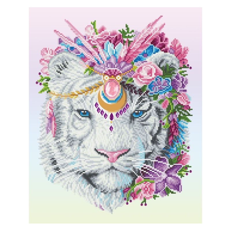 Kit DIAMOND DOTZ® Collection exclusive Tigre Bohème