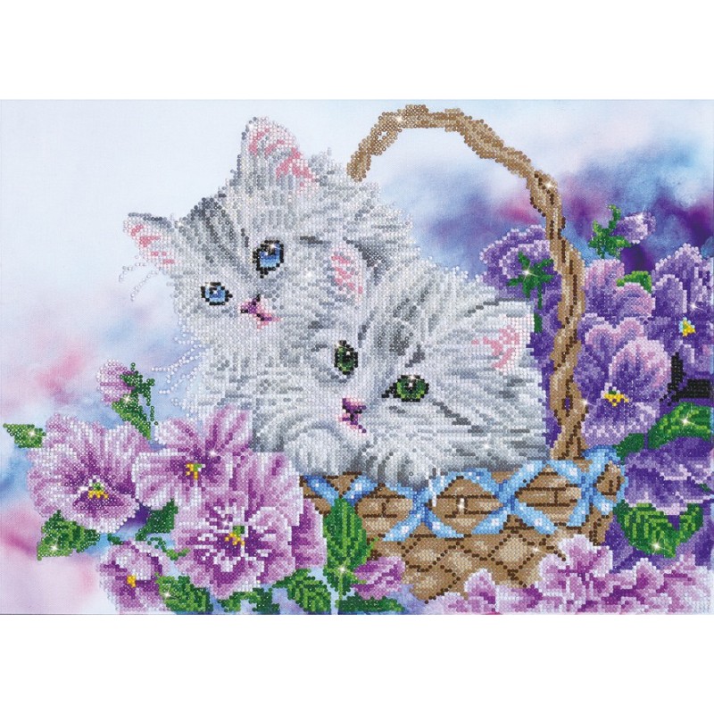 Kit DIAMOND DOTZ® Chatons au panier