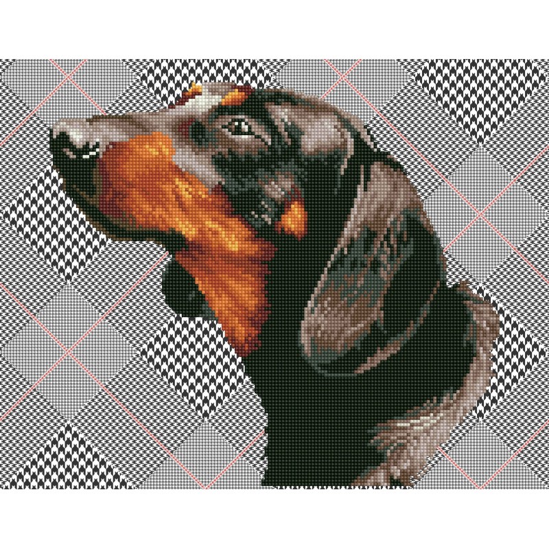 Kit DIAMOND DOTZ® Chien Dachsie