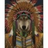 Kit DIAMOND DOTZ® Le Loup : Chef spirituel