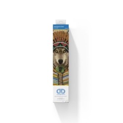 Kit DIAMOND DOTZ® Le Loup : Chef spirituel
