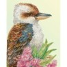 Kit DIAMOND DOTZ® Collection exclusive le Kookaburra, oiseau d'Australie