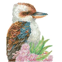 Kit DIAMOND DOTZ® Collection exclusive le Kookaburra, oiseau d'Australie