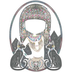 Kit DIAMOND DOTZ® Collection exclusive "Les Darlings" - Princesse Egyptienne