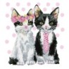 Kit DIAMOND DOTZ® La vie en rose chez Mr et Mme Chat