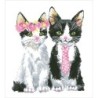 Kit DIAMOND DOTZ® La vie en rose chez Mr et Mme Chat