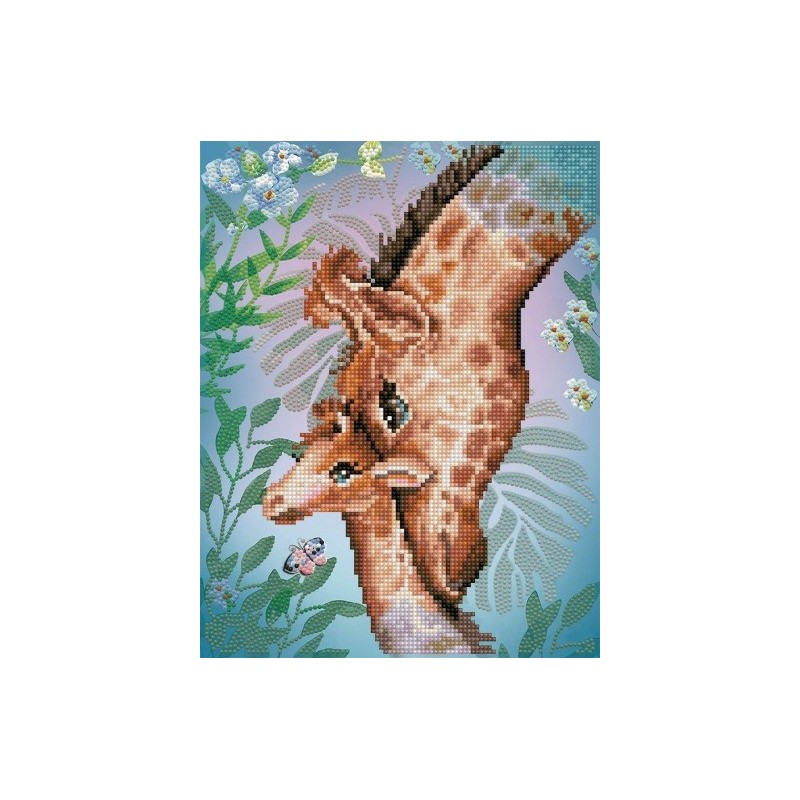 Kit DIAMOND DOTZ® Calins de girafes