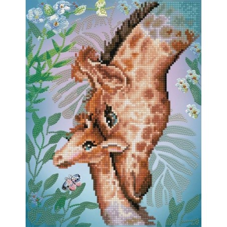 Kit DIAMOND DOTZ® Calins de girafes