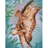 Kit DIAMOND DOTZ® Calins de girafes