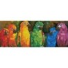 Kit DIAMOND DOTZ® Famille de perroquets arc-en-ciel