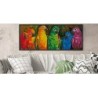 Kit DIAMOND DOTZ® Famille de perroquets arc-en-ciel