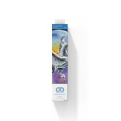 Kit DIAMOND DOTZ® Licorne volante sur la lune